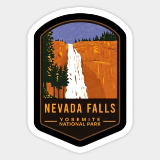 Nevada Falls Yosemite National Park Sticker